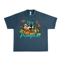 Midnight Navy Hey Pumpkin Urban Heavy Tee - texasbilliewilder