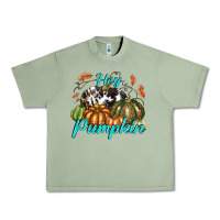 Oil Green Hey Pumpkin Urban Heavy Tee - texasbilliewilder