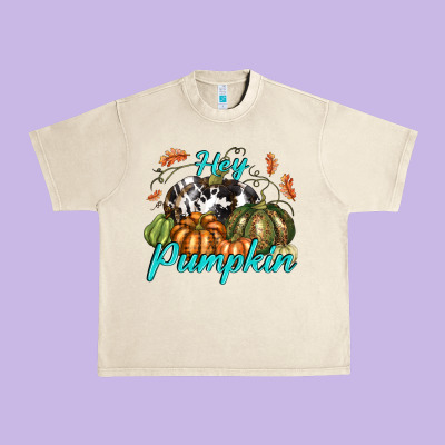 Hey Pumpkin Urban Heavy Tee Designed By Texasbilliewilder