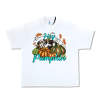 White Hey Pumpkin Urban Heavy Tee - texasbilliewilder