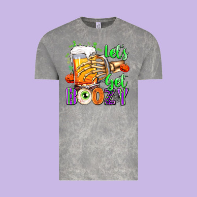 Lets Get Boozy Vintage Tee Designed By Texasbilliewilder