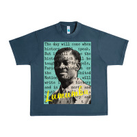 Midnight Navy patrice lumumba Urban Heavy Tee - tuanDangUi