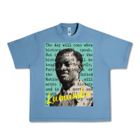 Pebble Blue patrice lumumba Urban Heavy Tee - tuanDangUi