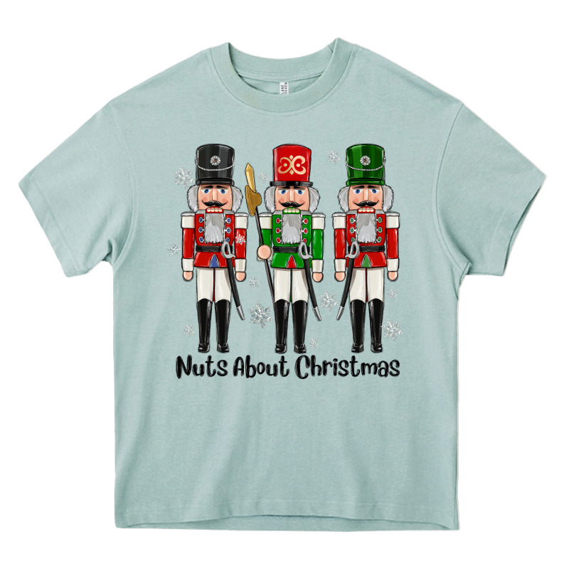 Nuts About Christmas Heavy Core Tee by MaliasSmallBusiness | Teevron