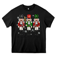Black Nuts About Christmas Heavy Core Tee - MaliasSmallBusiness