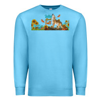 Ocean Blue Wild About Fall Coyote Premium Sweatshirt - LillyAllenDesigns