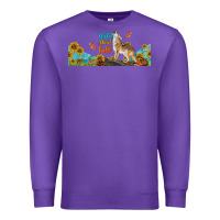 Purple Wild About Fall Coyote Premium Sweatshirt - LillyAllenDesigns