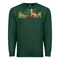 Sports Green Wild About Fall Coyote Premium Sweatshirt - LillyAllenDesigns