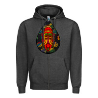 Charcoal Heather african masks teardrop  6 Zipper Hoodie - BundleAndBundleShop