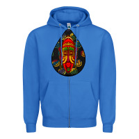 True Royal african masks teardrop  6 Zipper Hoodie - BundleAndBundleShop