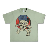 Oil Green skate rags skull & crossbones Urban Heavy Tee - tuanDangUi