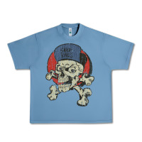 Pebble Blue skate rags skull & crossbones Urban Heavy Tee - tuanDangUi