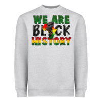 Heather Grey We are black history Heavyweight Sweatshirt - FaDigitalArtStudio