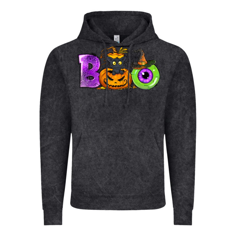 Boo Halloween Vintage Hoodie by NancyCooperArtShop | Teevron