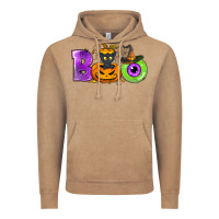 Vintage Coffee Boo Halloween Vintage Hoodie - NancyCooperArtShop