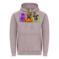 Vintage Zinc Boo Halloween Vintage Hoodie - NancyCooperArtShop