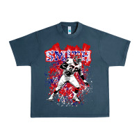 Midnight Navy bruce smith Urban Heavy Tee - tuanDangUi
