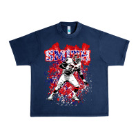 Navy bruce smith Urban Heavy Tee - tuanDangUi
