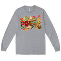 Heather Grey cinco de mayo pre k Long Sleeve Tee - CowGirlArtShop