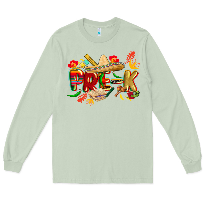 Cinco De Mayo Pre K Long Sleeve Tee by CowGirlArtShop | Teevron