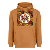 Meerkat joy to the world christmas cow Heavyweight Hoodie - LillyAllenDesigns