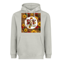 Moon Dust joy to the world christmas cow Heavyweight Hoodie - LillyAllenDesigns