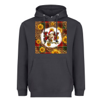 Smoke joy to the world christmas cow Heavyweight Hoodie - LillyAllenDesigns
