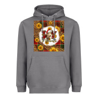 Storm joy to the world christmas cow Heavyweight Hoodie - LillyAllenDesigns