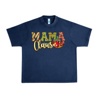 Navy mama claus Urban Heavy Tee - JahusDesignShop
