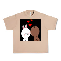 Burro brown bear cony bunny rabbit the kiss Urban Heavy Tee - tuanDangUi