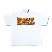 White Love with Turkey Urban Heavy Tee - texasbilliewilder