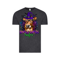 Vintage Black Hocus Pocus Heifer with Cow and Halloween Vintage Tee - texasbilliewilder