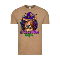 Vintage Coffee Hocus Pocus Heifer with Cow and Halloween Vintage Tee - texasbilliewilder