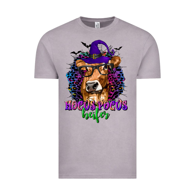 Hocus Pocus Heifer With Cow And Halloween Vintage Tee by texasbilliewilder | Teevron