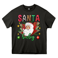 Asphalt Santa baby Christmas Heavy Core Tee - NancyCooperArtShop