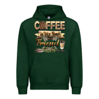 Forest Green coffee is my best friend Urban Hoodie - BarkalooDesign