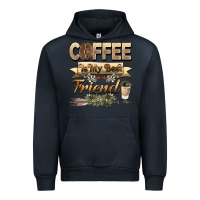 Navy coffee is my best friend Urban Hoodie - BarkalooDesign