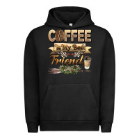Pigment Black coffee is my best friend Urban Hoodie - BarkalooDesign