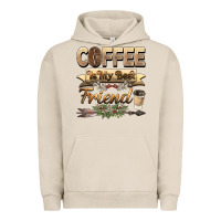 Pigment French Oak coffee is my best friend Urban Hoodie - BarkalooDesign