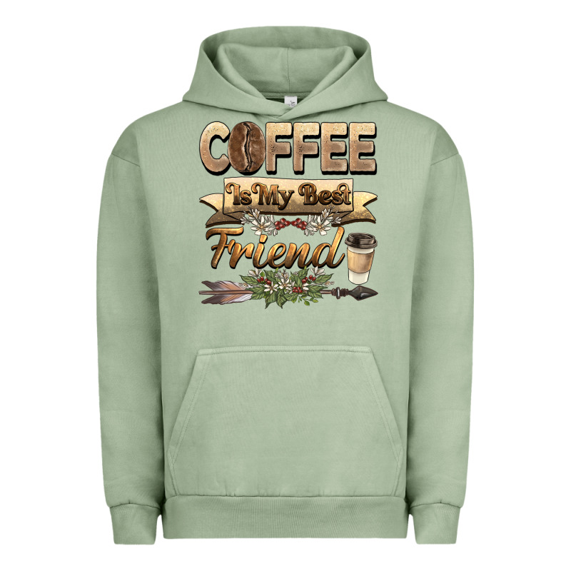 Coffee Is My Best Friend Urban Hoodie by BarkalooDesign | Teevron