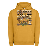 Pigment Peanut Butter coffee is my best friend Urban Hoodie - BarkalooDesign