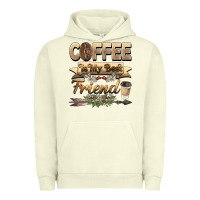 Pigment Pistachio coffee is my best friend Urban Hoodie - BarkalooDesign