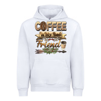White coffee is my best friend Urban Hoodie - BarkalooDesign