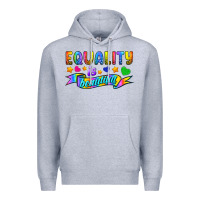 Heather Grey Equality Is Beautiful Premium Hoodie - BundleAndBundleShop