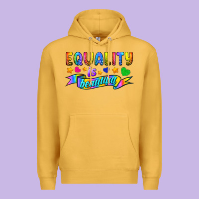Equality Is Beautiful Premium Hoodie Designed By Bundleandbundleshop