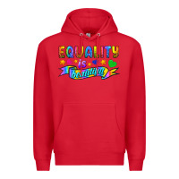 Red Equality Is Beautiful Premium Hoodie - BundleAndBundleShop