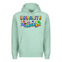 Seafoam Equality Is Beautiful Premium Hoodie - BundleAndBundleShop