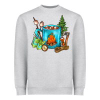 Camping Coffee Heavyweight Sweatshirt | Teevron