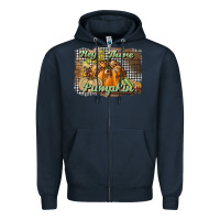 Navy hey there pumpkin Zipper Hoodie - BundleAndBundleShop