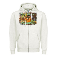 Oatmeal Heather hey there pumpkin Zipper Hoodie - BundleAndBundleShop
